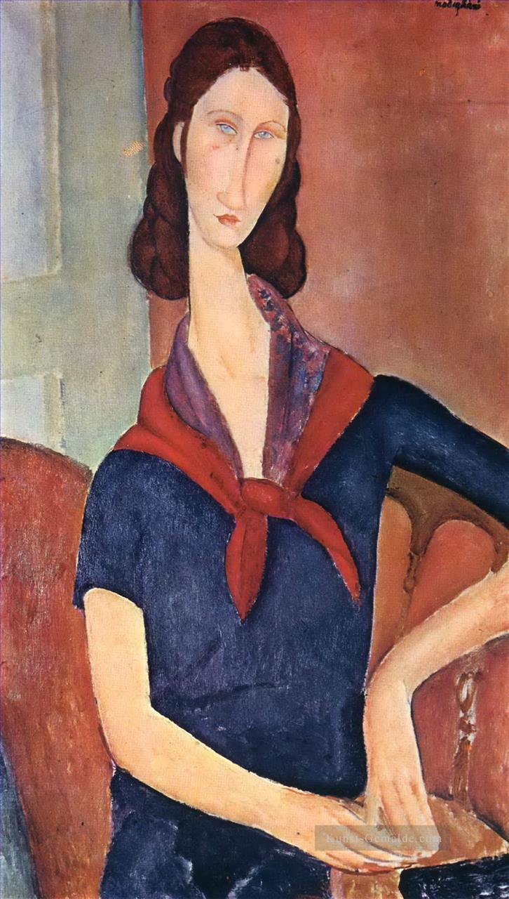 Jeanne Hébuterne mit einem Schal 1919 Amedeo Modigliani Ölgemälde